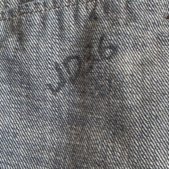 Joe's Jean Denim Contrast Sleeves Distressed Jacket Men S/M Cotton Black Blue - Picture 8 of 10